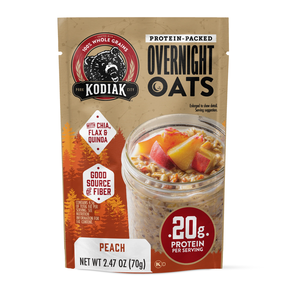 Peach Overnight Oats